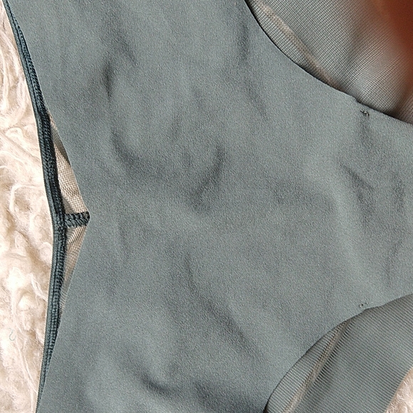 Victoria's Secret Sheer Bottom Olive Green Underwear S NWT - Picture 6 of 7
